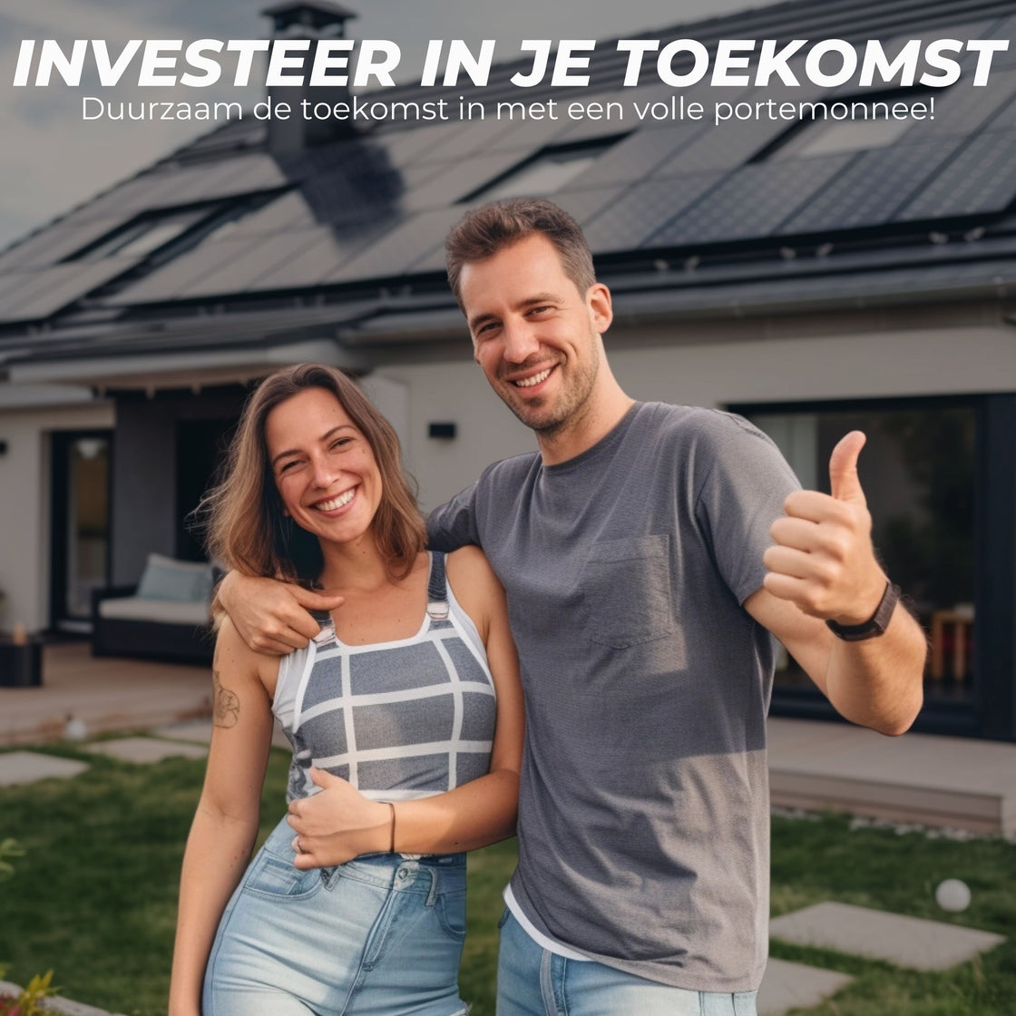 All-In Pakket 14 Zonnepanelen - 14x Jinko Solar Tiger Neo 435Wp, Huawei Omvormer, Kabels, Connectors en Montage Materiaal - Doe het zelf