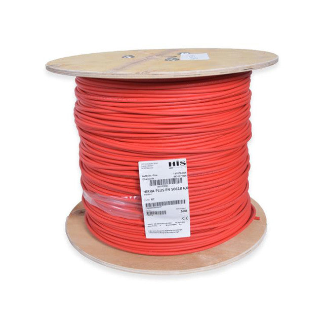 Solarkabel Zwart/rood 4m en 6mm hoge kwaliteit (per meter)